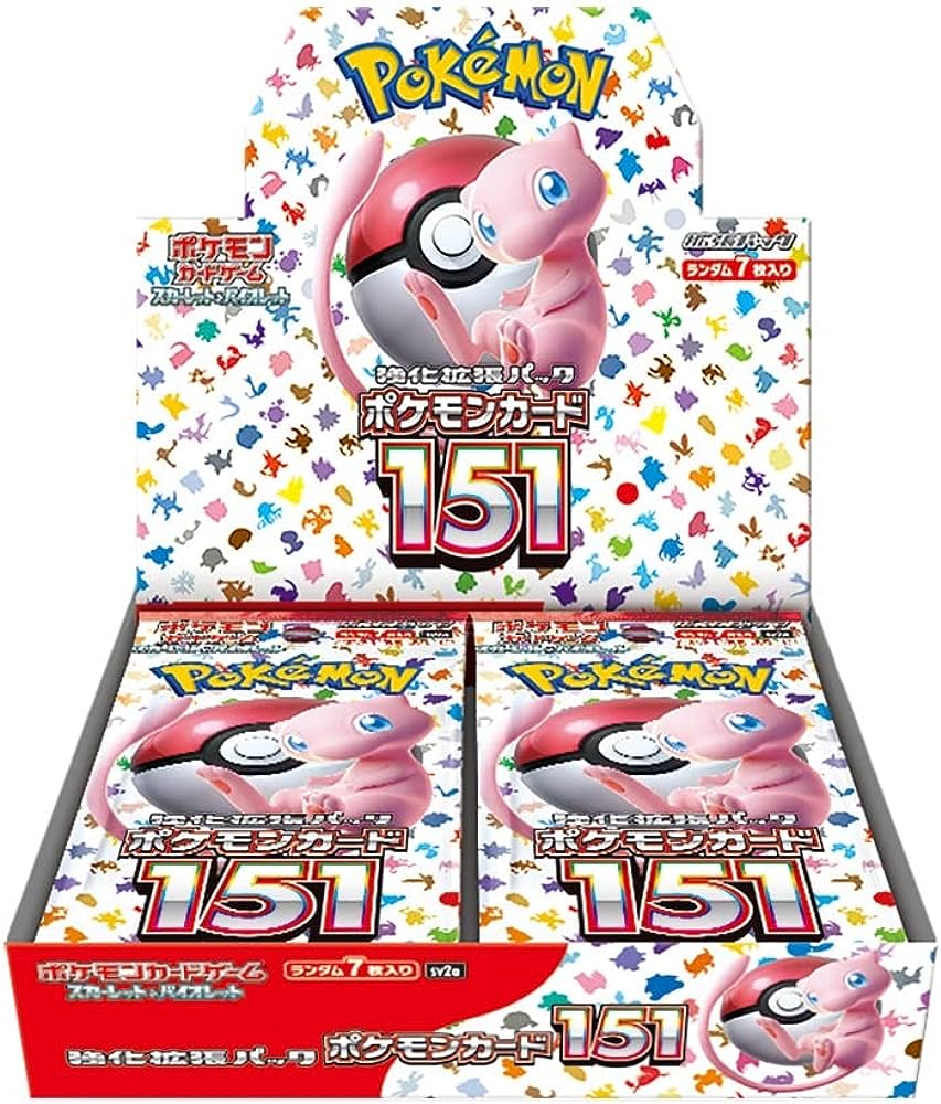 Pokemon Card 151 - factory Sealed Box Japanese Kamecolle-tokyo-tcg Pokemon Card 151 - factory Sealed Box Japanese Kamecolle-tokyo-tcg
