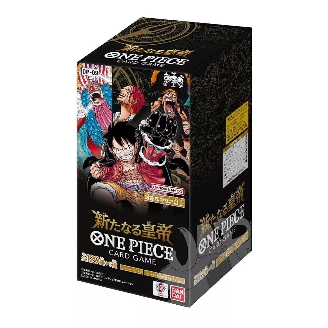 One Piece Card Game The Four Emperors Japanese OP-09 - Factory Sealed case